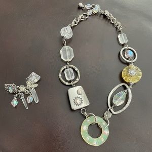 Chunky Necklace and Earrings